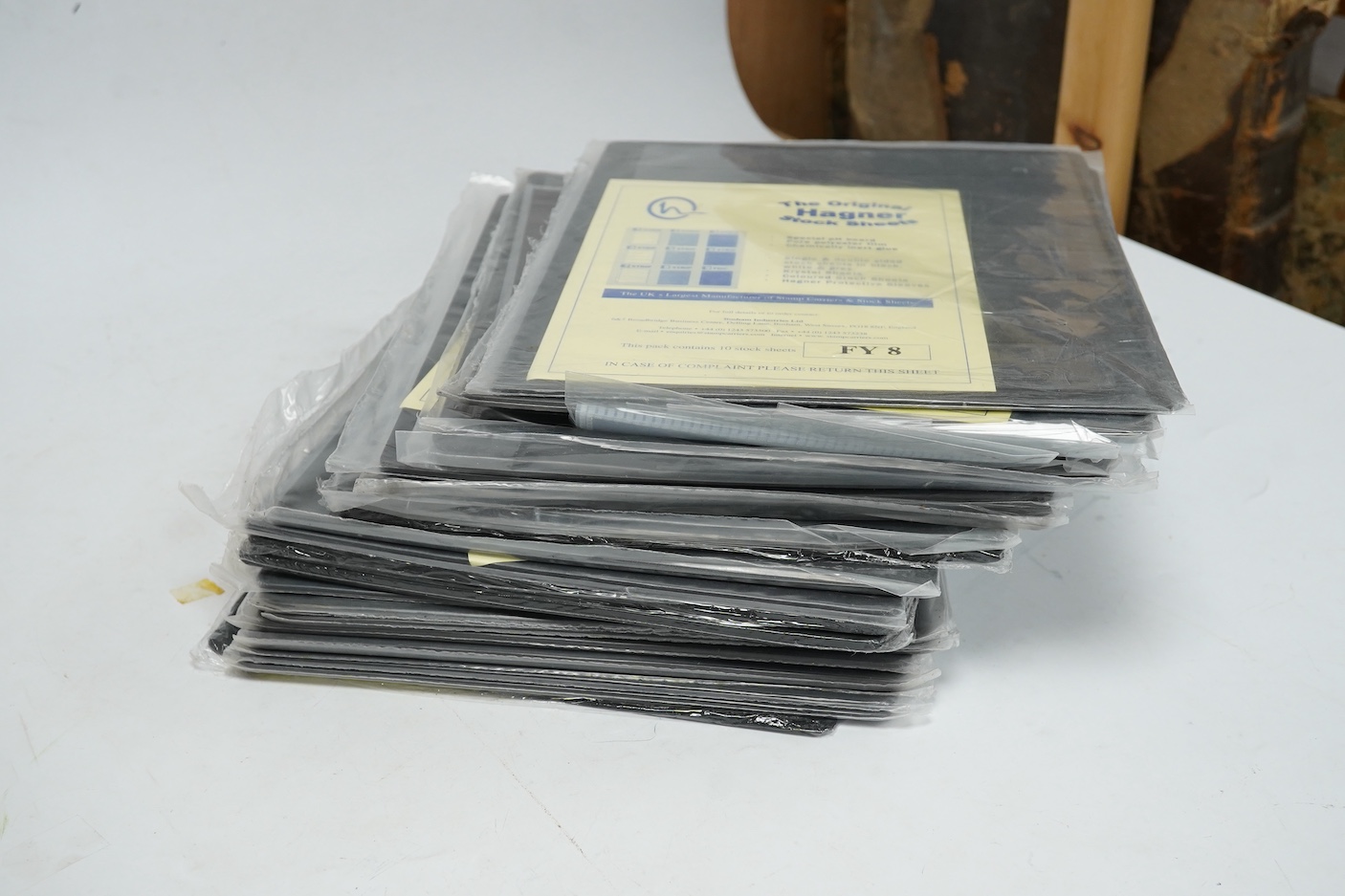 A collection of stamp albums, unmounted stamps and empty stock sheets, including a Victorian stamp album edited by Richard Senf, containing a selection of mid 19th century stamps, including an incomplete run of plated pe